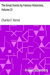 The Great Events by Famous Historians, Volume 21