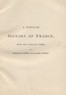 A Popular History of France from the Earliest Times, Volume 5