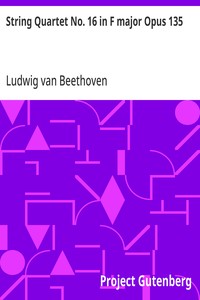 String Quartet No. 16 in F major Opus 135
