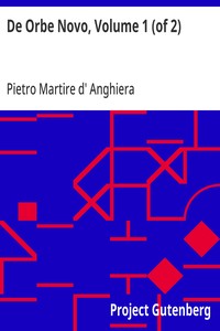 De Orbe Novo, Volume 1 (of 2)