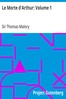 Le Morte d'Arthur: Volume 1