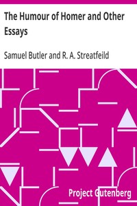 The Humour of Homer and Other Essays