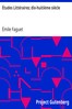Études Littéraires; dix-huitième siècle