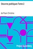 Oeuvres poétiques Tome 2