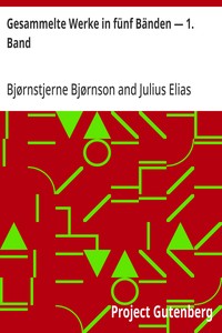 Gesammelte Werke in fünf Bänden — 1. Band