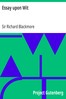 Essay upon Wit