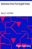 Selections from Five English Poets