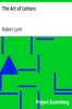 The Art of Letters