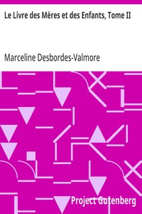 Le Livre des Mères et des Enfants, Tome II