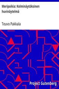 Meripoikia: Kolminäytöksinen huvinäytelmä