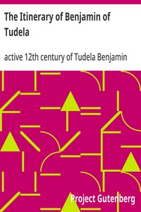 The Itinerary of Benjamin of Tudela