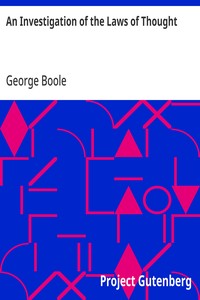 An Investigation of the Laws of Thought