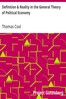 Definition & Reality in the General Theory of Political Economy