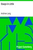Essays in Little