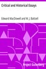 Critical and Historical Essays