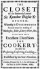 The Closet of Sir Kenelm Digby Knight Opened