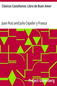 Clásicos Castellanos: Libro de Buen Amor