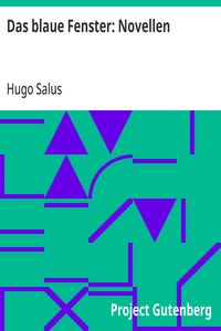 Das blaue Fenster: Novellen
