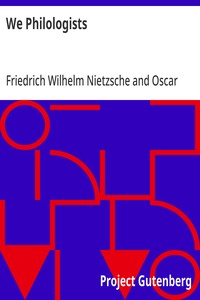 We Philologists