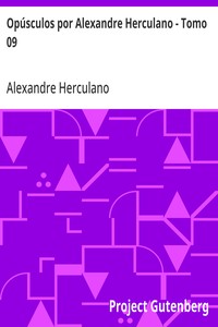 Opúsculos por Alexandre Herculano - Tomo 09
