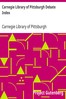 Carnegie Library of Pittsburgh Debate Index