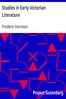 Studies in Early Victorian Literature