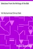 Selections From the Writings of the Báb