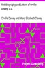 Autobiography and Letters of Orville Dewey, D.D.