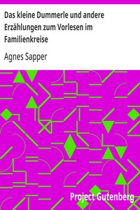 Das kleine Dummerle und andere Erzählungen zum Vorlesen im Familienkreise