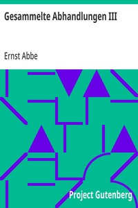 Gesammelte Abhandlungen III
