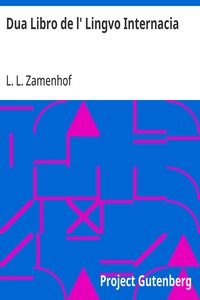 Dua Libro de l' Lingvo Internacia
