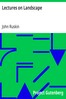 Lectures on Landscape