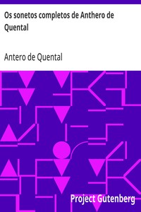 Os sonetos completos de Anthero de Quental