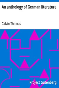 An anthology of German literature