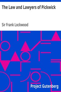 The Law and Lawyers of Pickwick