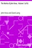 The Works of John Knox,  Volume 1 (of 6)