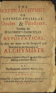 The Sceptical Chymist