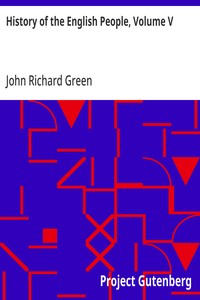 History of the English People, Volume V