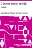 O desastre de Lisboa em 1755: poesia