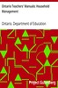 Ontario Teachers' Manuals: Household Management