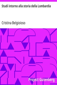 Studi intorno alla storia della Lombardia