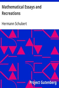Mathematical Essays and Recreations