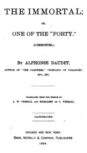 The Immortal; Or, One of the "Forty."