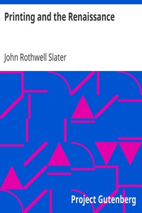 Printing and the Renaissance