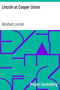 Lincoln at Cooper Union