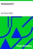 Honkakannel 1