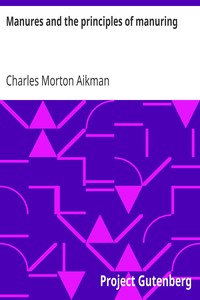 Manures and the principles of manuring
