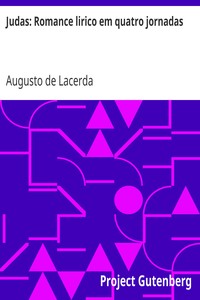 Judas: Romance lirico em quatro jornadas