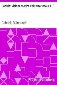 Cabiria: Visione storica del terzo secolo A. C.