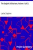 The English Utilitarians, Volume 1 (of 3)